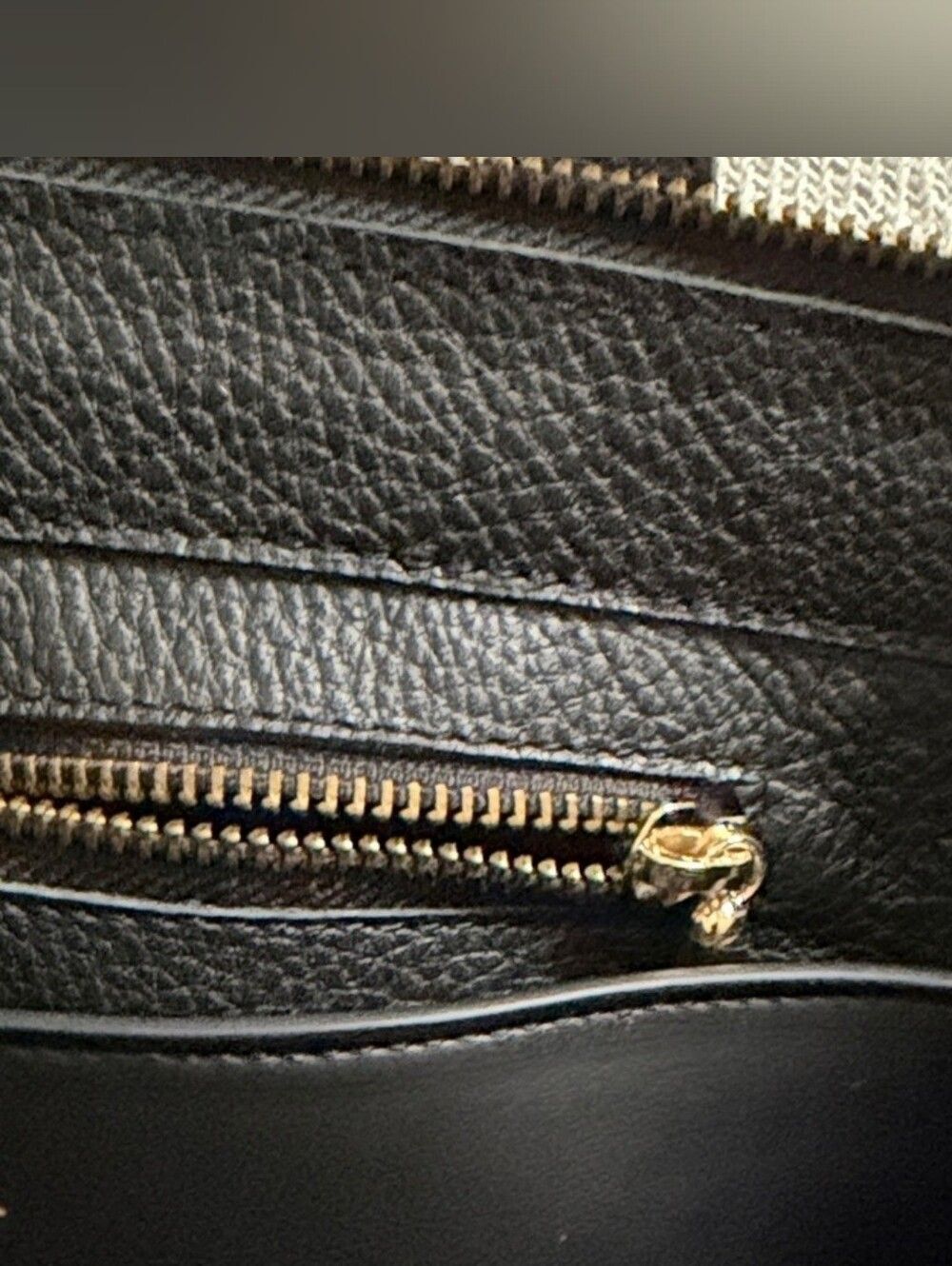 NWOT Cuyana Classic Pebbled Leather Zipper Tote Bag Black - Picture 9 of 15